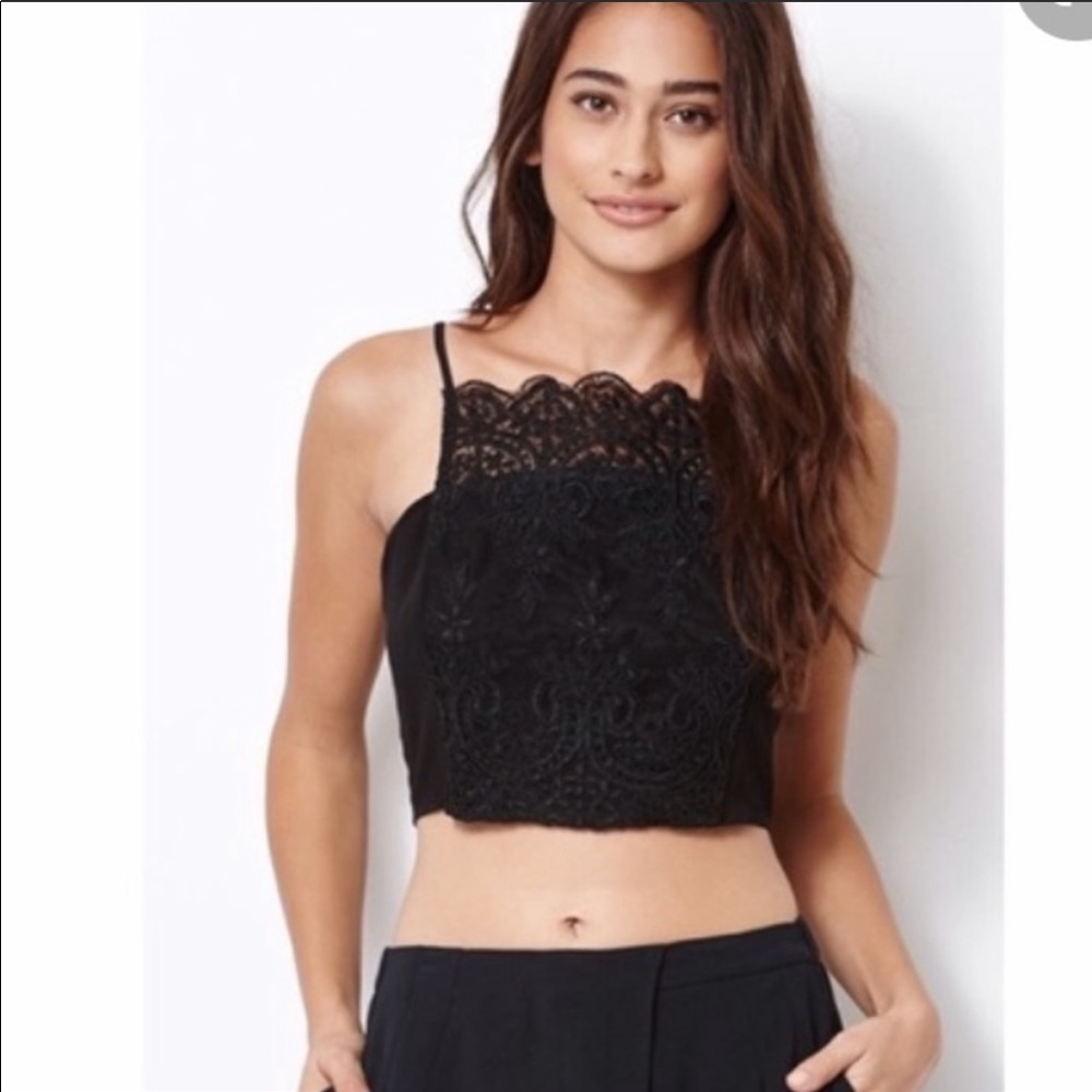 Black Lace Top